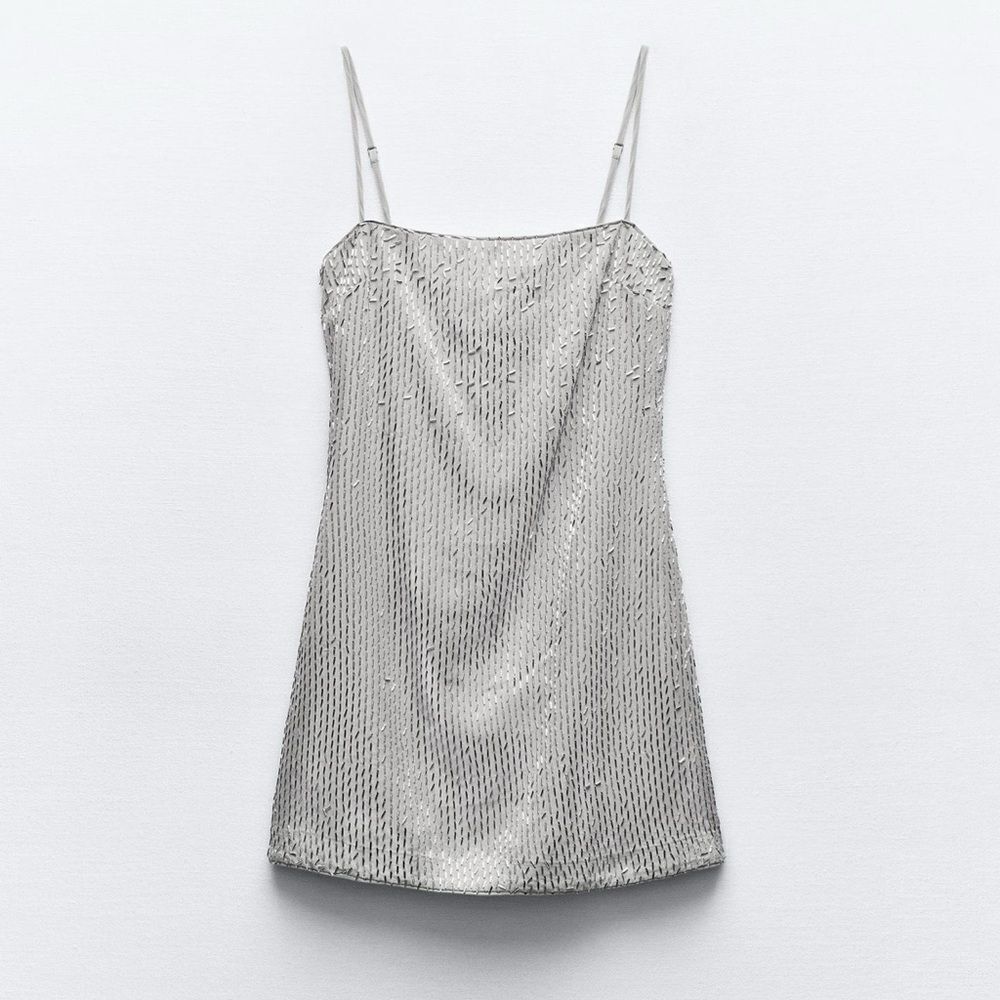 Zara beaded mini dress - Picture 3 of 7